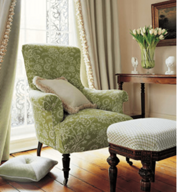 reupholstered antique furniture