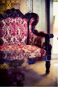 Antique chair refurbished