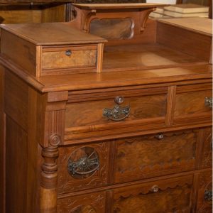 refinished antique wooden desk